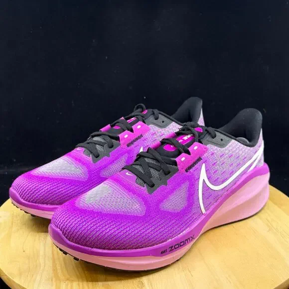 Nike Air Zoom Vomero 17 Running Shoes Men Size 9 Purple Violet Black FB1309-500